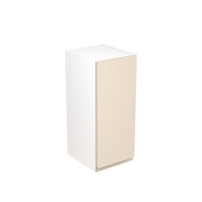 Kitchen Kit Wall Unit 300mm w/ J-Pull Cabinet Door - Super Gloss Cashmere