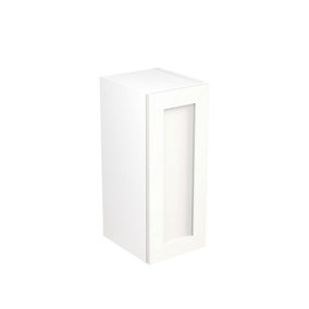 Kitchen Kit Wall Unit 300mm w/ Shaker Cabinet Door - Ultra Matt White