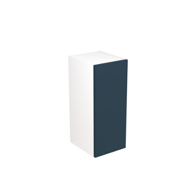 Kitchen Kit Wall Unit 300mm w/ Slab Cabinet Door - Ultra Matt Indigo Blue