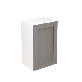 Kitchen Kit Wall Unit 450mm w/ Shaker Cabinet Door - Ultra Matt Dust Grey