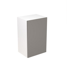 Kitchen Kit Wall Unit 450mm w/ Slab Cabinet Door - Super Gloss Dust Grey