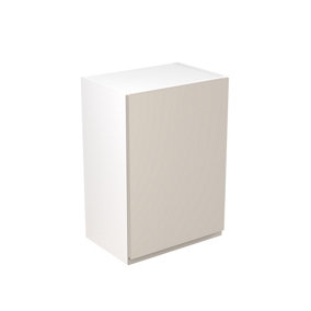 Kitchen Kit Wall Unit 500mm w/ J-Pull Cabinet Door - Super Gloss Light Grey