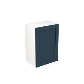 Kitchen Kit Wall Unit 500mm w/ Shaker Cabinet Door - Ultra Matt Indigo Blue