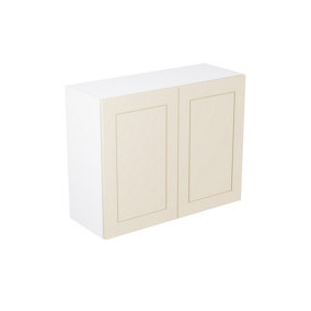 Kitchen Kit Wall Unit 900mm w/ Shaker Cabinet Door - Ultra Matt Cashmere