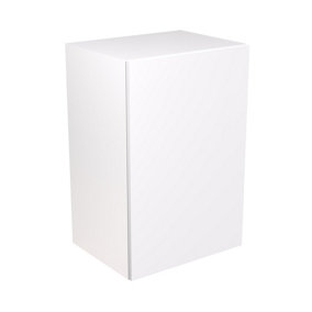 Kitchen Kit White Matt Value Slab Door Boiler Housing Wall Unit Cabinet Handleless Soft Close Flatpack - 600x900mm