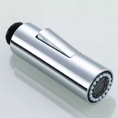 Kitchen Mixer Replacement Sprayer Tap Pull Out Spray Shower Head Plumbing Chrome Finish - 6
