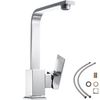 Kitchen Mixer Tap, rotatable 360 degrees - grey