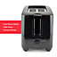 Kitchen Perfected 2 Slice Extra Wide Slot Toaster - 750W  - Gloss Black