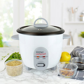 Kitchen Perfected 350W 0.8Ltr Automatic Rice Cooker - White