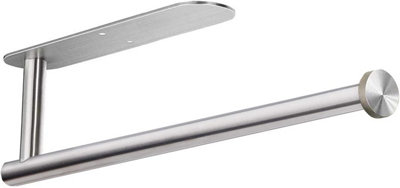 Kitchen roll holder, self adhesive for under cabinet installation ...