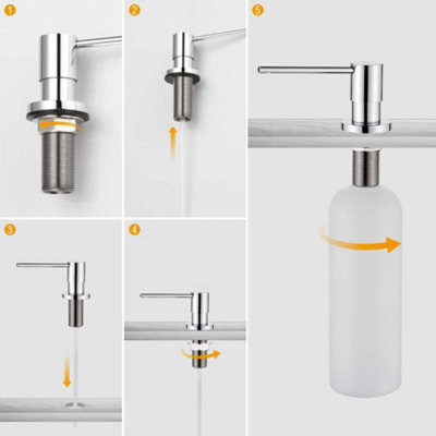 Kitchen Sink Soap Dispenser, Liquid Pump Diffuser