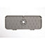 Kitchen Sink Tap Faucet Protection Mat - Grey Non-Slip Silicone Splash Guard for Protecting Countertops from Water Stains