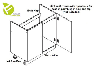 800mm kitchen deals base unit b&q