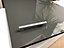 Kitchen Unit 40cm 400mm Base Cupboard Soft Close 1 Door 1 Drawer Grey Gloss Luxe