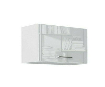 B&q white gloss kitchen deals wall units