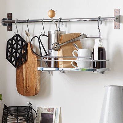 Shop wall mounted storage.