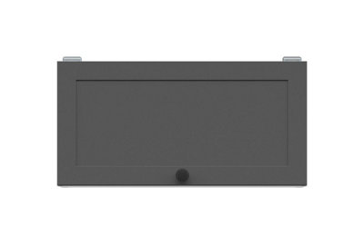 Kitchen Wall Unit 600mm Cabinet Extractor Fan Cooker Housing Shaker ...