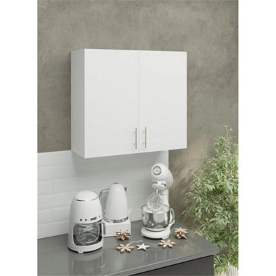 Kitchen Wall Unit 800mm Storage Cabinet Cupboard White Matt
