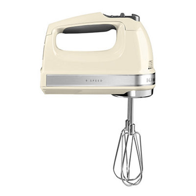 KitchenAid 9 Speed Hand Mixer Almond Cream