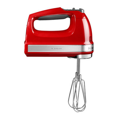 KitchenAid 9 Speed Hand Mixer Empire Red