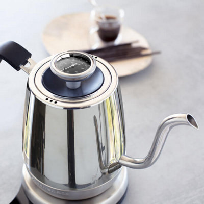 KitchenAid 1 Liter Precision Gooseneck Digital Kettle | Stainless Steel