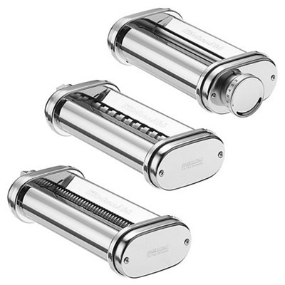 3 Piece Pasta Roller and Cutter Attachment Set for KitchenAid