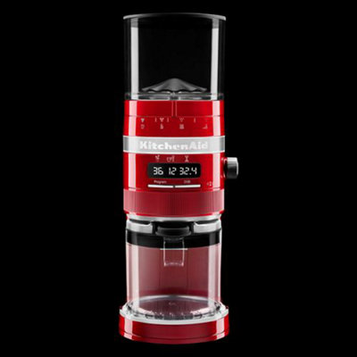 Halfautomatische espressomachine met koffiemolen - Appelrood