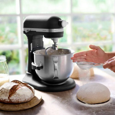 Kitchenaid mixer cast iron black online