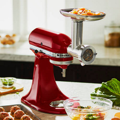 KitchenAid Residential Stainless Steel Food Grinder Attachment in