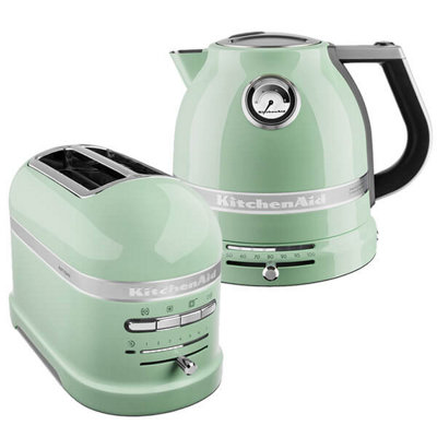 KitchenAid Artisan Pistachio 2 Slot Toaster and Kettle Set DIY