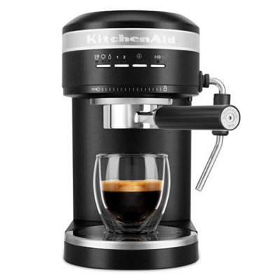 KitchenAid Artisan SemiAuto Espresso Machine Cast Iron Black DIY at B&Q