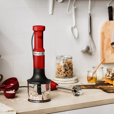 KitchenAid Corded Hand Blender, Empire Red