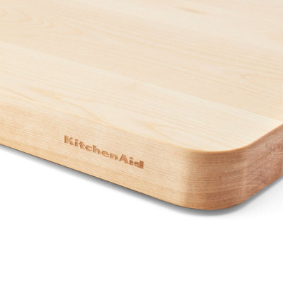 KitchenAid Gourmet 42 x 30cm Butchers Block Chopping Board with Handles