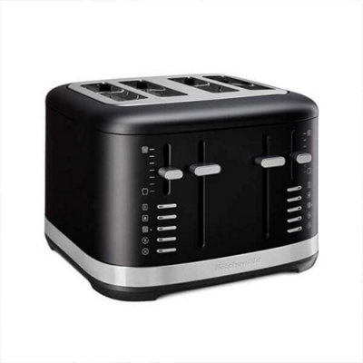 KitchenAid Matte Black Manual Control 4 slot Toaster