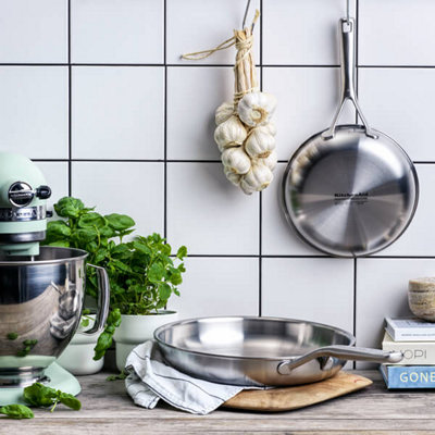 Kitchenaid cookware stainless steel best sale