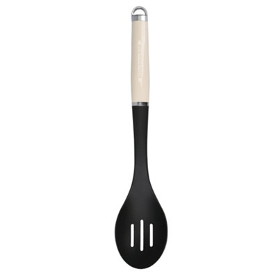 KitchenAid Nylon Slotted Spoon Almond Cream