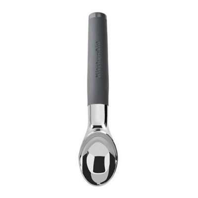 KitchenAid Soft Grip Ice Cream Scoop Charcoal Grey