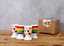 KitchenCraft 4-Piece Novelty Ceramic Egg Cup Set