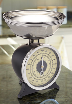 Black hotsell kitchen scales