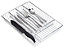 KitchenCraft Chrome Plated Flat Cutlery Tray