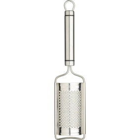 KitchenCraft Oval Handled Professional Stainless Steel Curved Grater