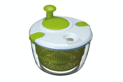 KitchenCraft Salad Spinner, Stylish acrylic bowl DIY at B&Q