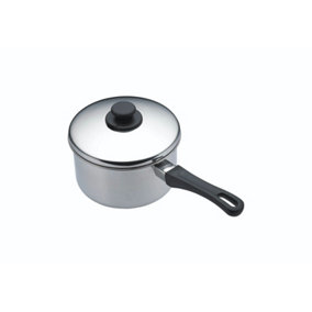 KitchenCraft Stainless Steel 12cm Extra Deep Saucepan