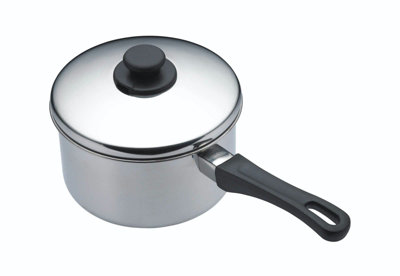 KitchenCraft Stainless Steel 16cm Extra Deep Saucepan