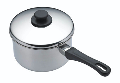KitchenCraft Stainless Steel 18cm Extra Deep Saucepan