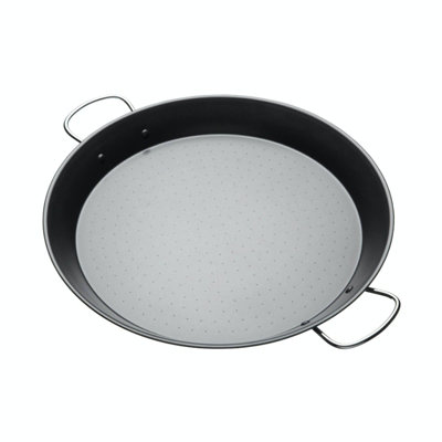 KitchenCraft World of Flavours Mediterranean 38.5cm Paella Pan | DIY at B&Q