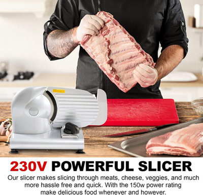 Kitchener Meat Deli Cheese Food Slicer 7.5" inch Professional Stainless Steel Blade SKU :GBM001