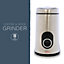 KitchenPerfected 150W 50g Spice & Coffee Grinder - Brushed Steel