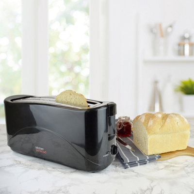 Graef 4-Slice Long Slot Toaster, Black