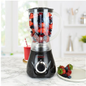 KitchenPerfected 500w 1.5Ltr Table Blender with Mill - 2 Speed Settings